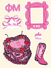 Sorority Puffy Stickers
