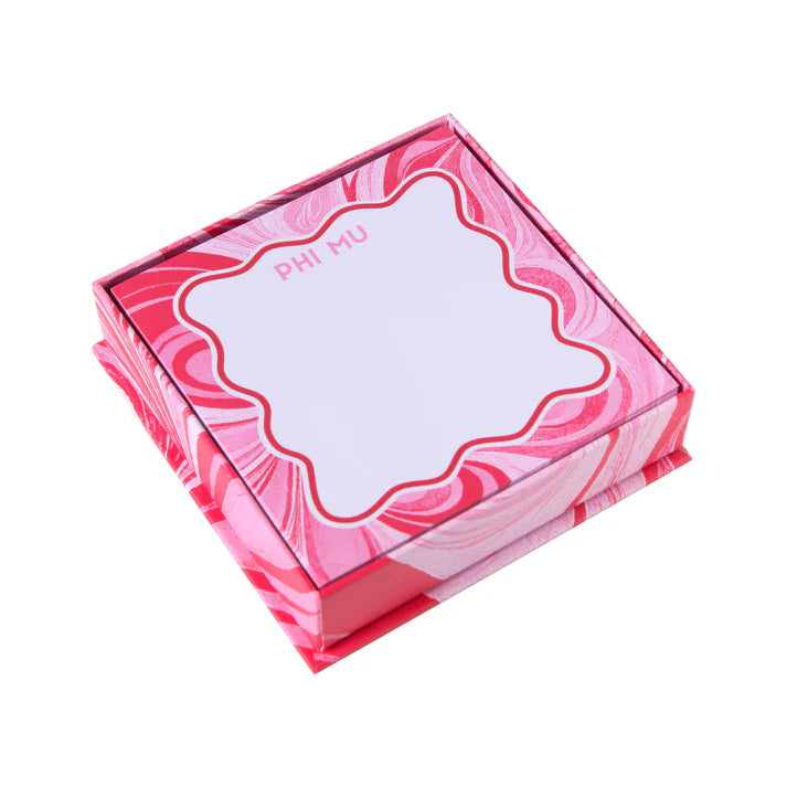 Marbled Note Box- Phi Mu