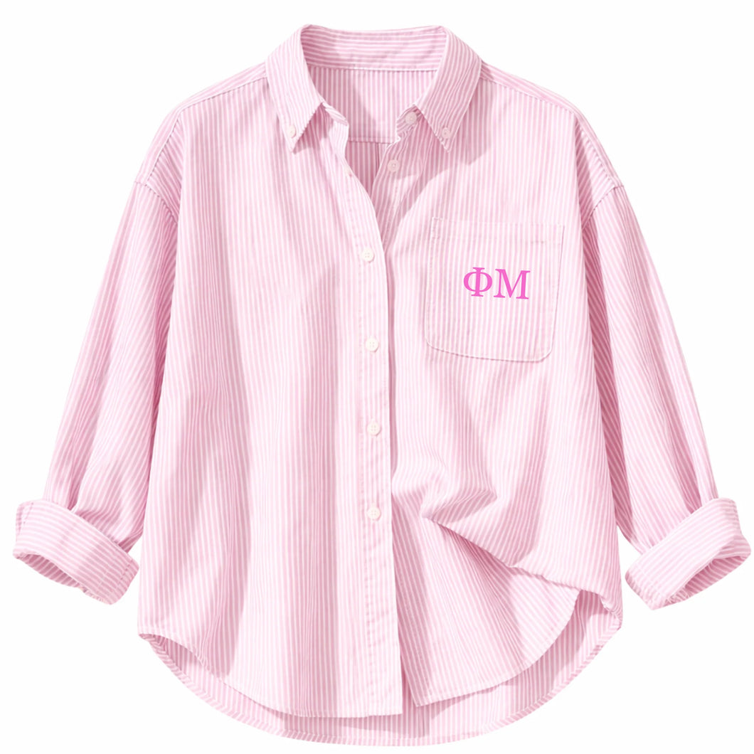 Oxford Shirt- Phi Mu