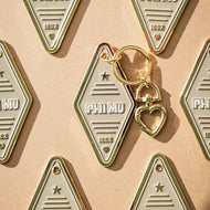 Enamel Motel Keychain- Phi Mu