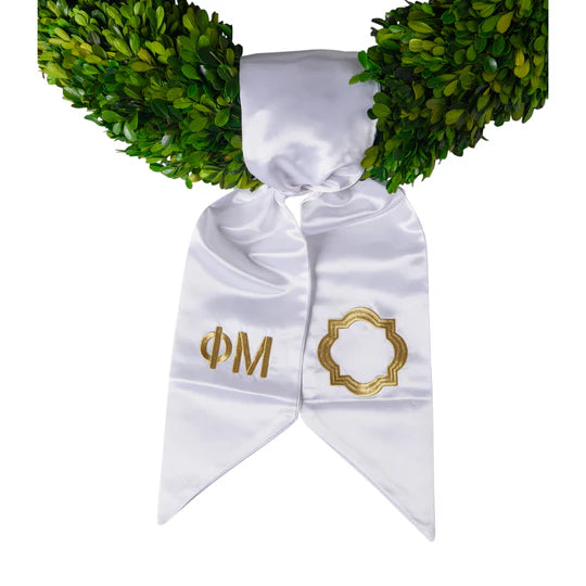 Wreath Sash- Phi Mu