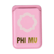 Magnetic Phone Wallet- Phi Mu