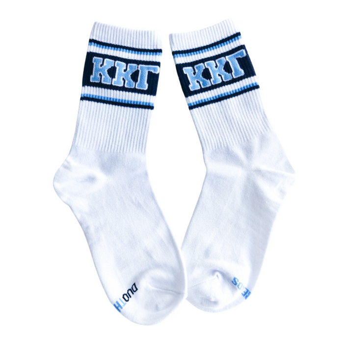 Retro Stripe Socks- Kappa Kappa Gamma