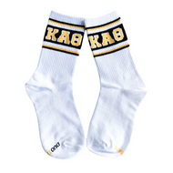 Retro Stripe Socks- Kappa Alpha Theta