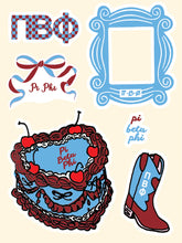 Sorority Puffy Stickers