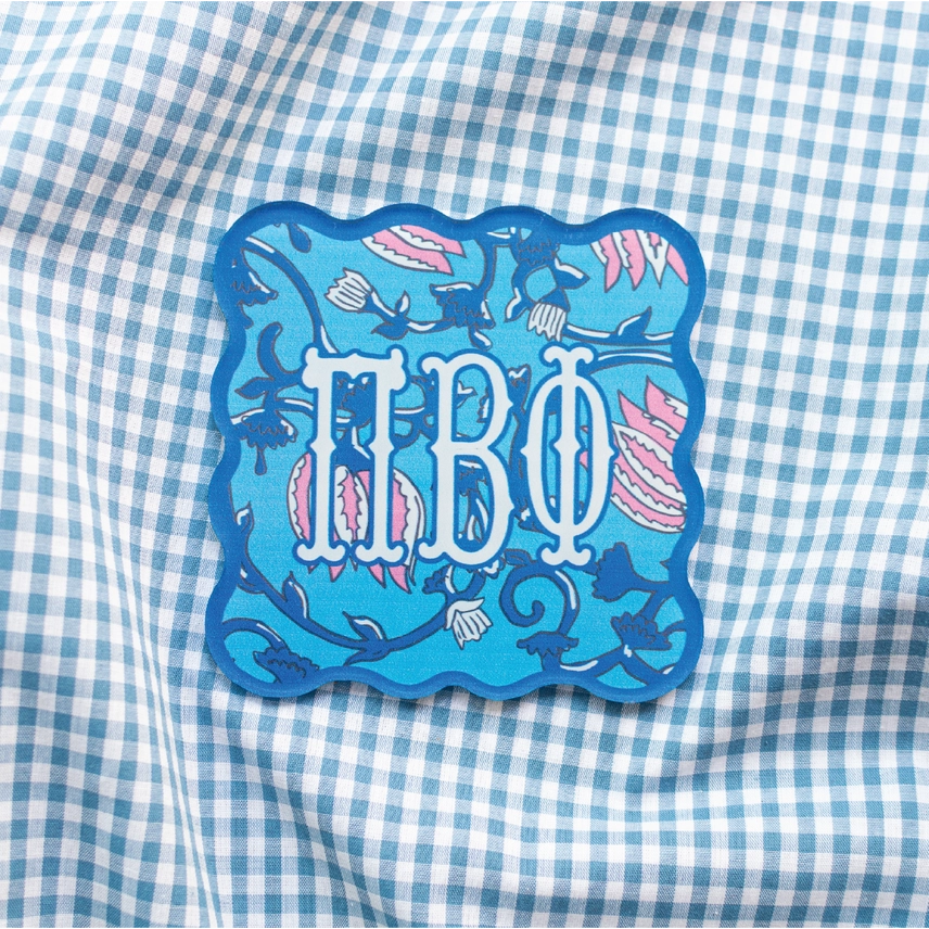 Block Acrylic Coaster- Pi Beta Phi