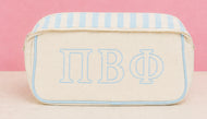 Canvas and Colors Cosmetic Bag- Pi Beta Phi