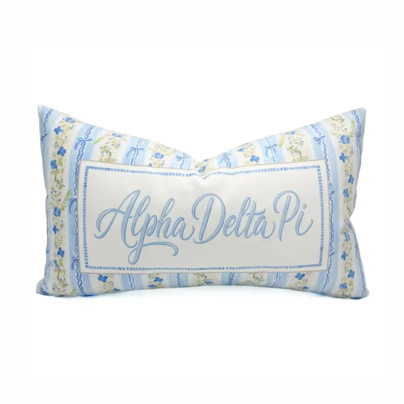 Grandmillenial Velvet Pillow- Alpha Delta Pi