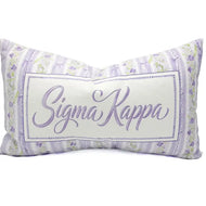 Grandmillenial Velvet Pillow- Sigma Kappa