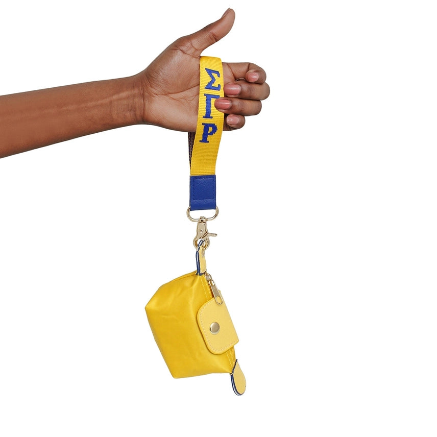 Wristlet Mini Pouch- Sigma Gamma Rho