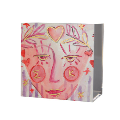 Fancy Sister Acrylic Box- Sigma Kappa