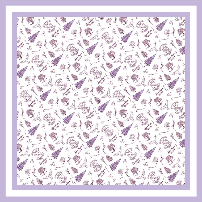 Greek Toile Silk Scarve-Sigma Kappa Preorder