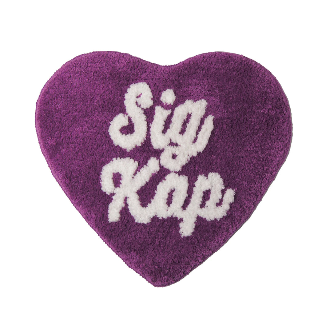 Heart Mini Rug-Sigma Kappa