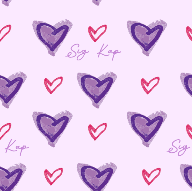 Iconic Cosmetic Bag-Sigma Kappa