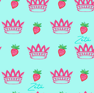 Iconic Cosmetic Bag-Zeta Tau Alpha