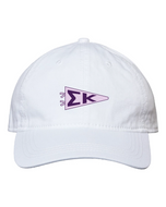Needlepoint Pennant Hat- Sigma Kappa