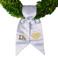 Wreath Sash- Sigma Kappa