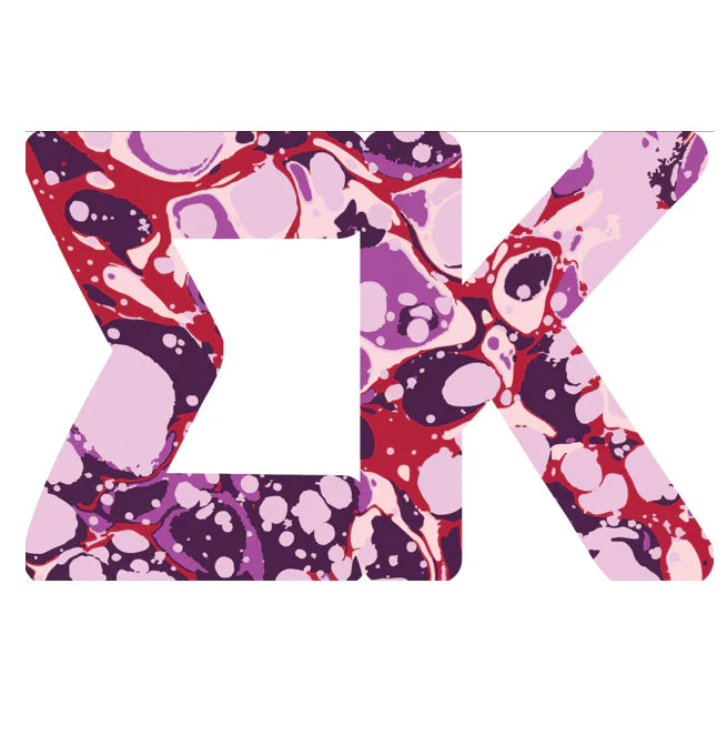 Sorority Acrylic Marbled Hanger-Sigma Kappa