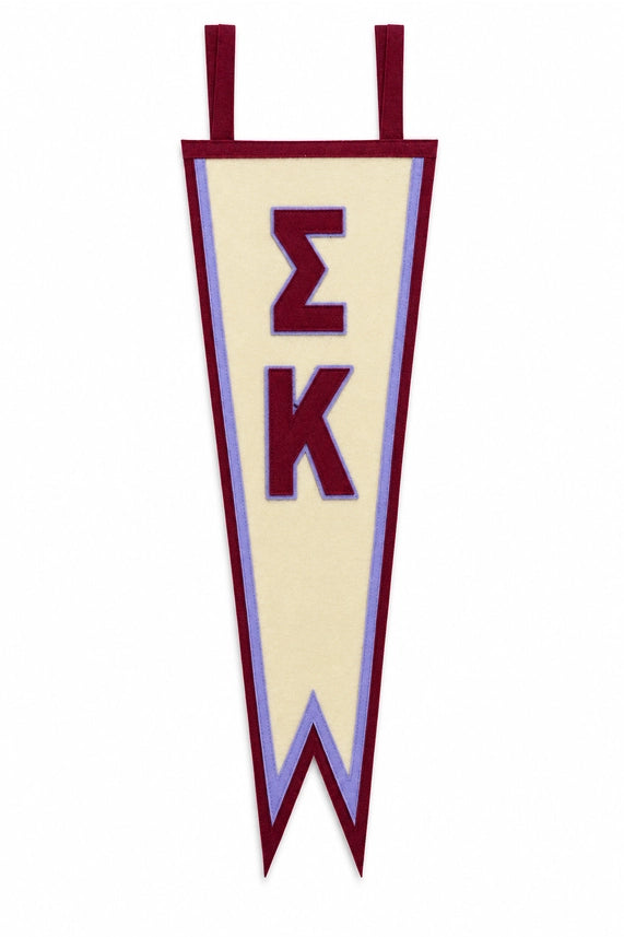 Heritage Pennant Flag- Sigma Kappa
