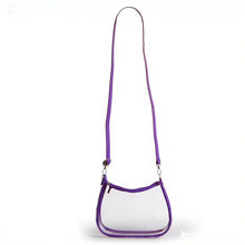 Clear Purse with Scarf- TCU