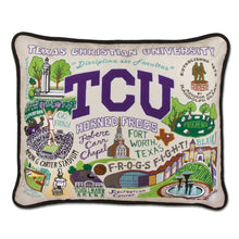 Embroidered Pillow- TCU
