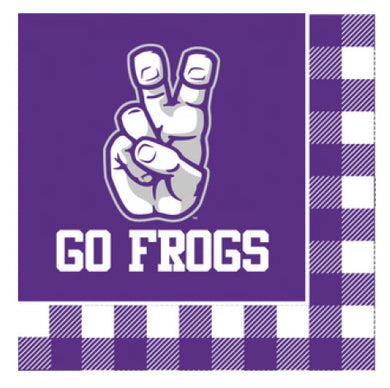 Plaid Napkins- TCU