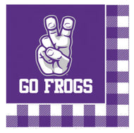 Plaid Napkins- TCU