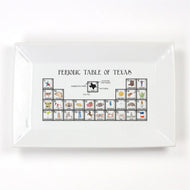 Periodic Table of Texas Platter