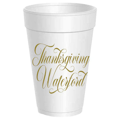 Thanksgiving Waterford Cups