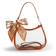 Clear Purse with Scarf- UT