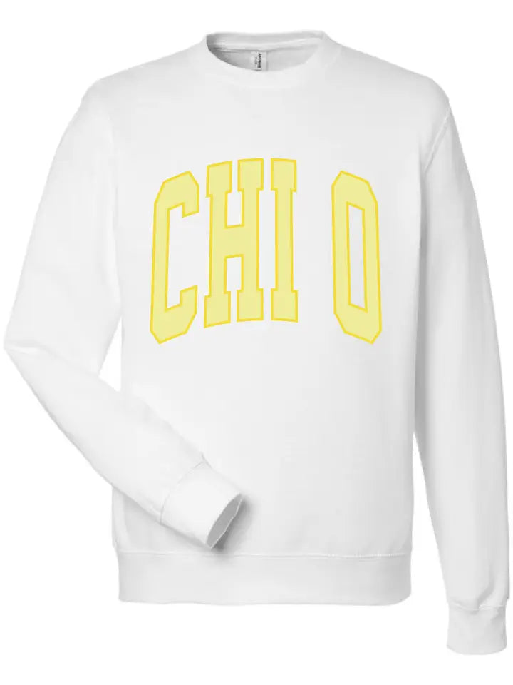 Varsity Crew Sweatshirt- Chi Omega