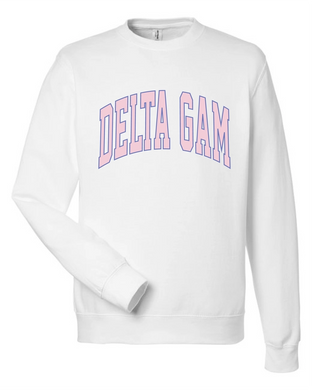Varsity Crew Sweatshirt- Delta Gamma