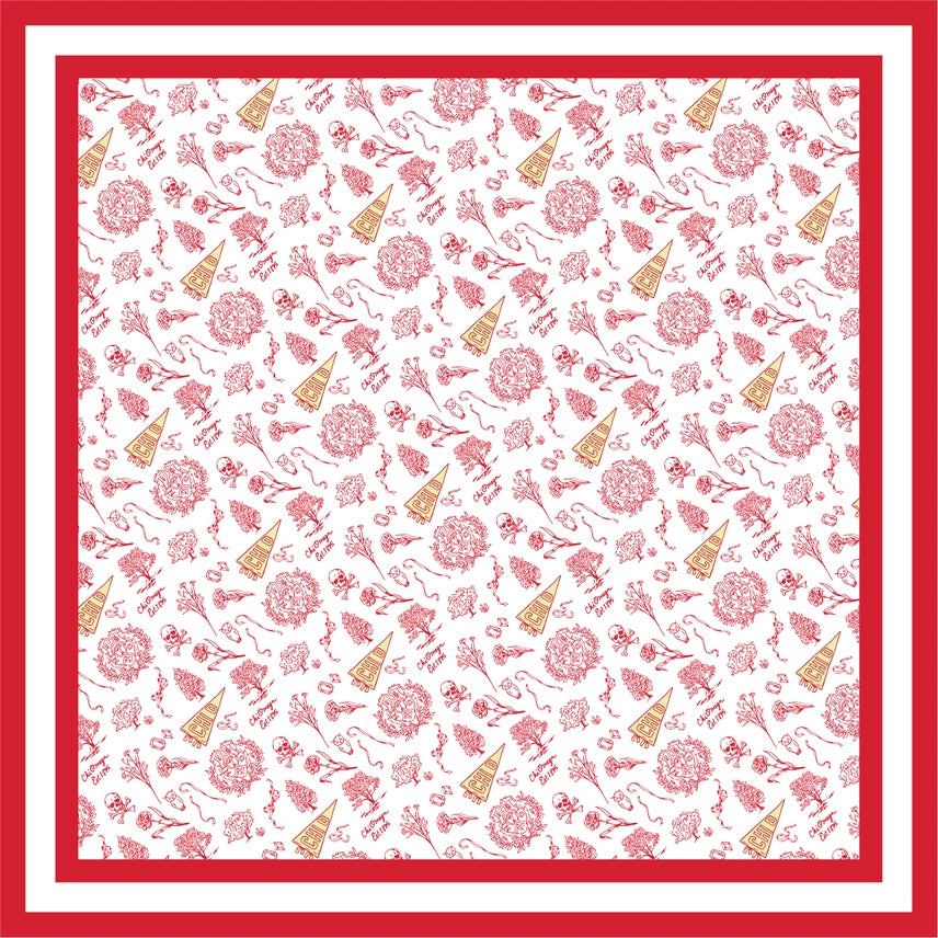 Greek Toile Silk Scarve-Chi Omega Preorder