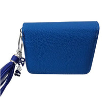 Tassel Keychain Zipper Wallet- Zeta Phi Beta