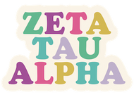 Tumbler Magnet- Zeta Tau Alpha