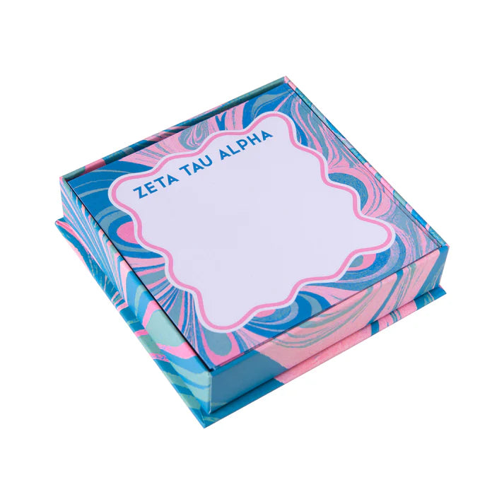 Marbled Note Box- Zeta Tau Alpha