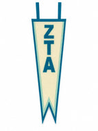 Heritage Pennant Flag- Zeta Tau Alpha