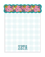 Block Print Notepad- Zeta Tau Alpha