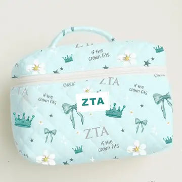 Handled Toiletry Bag- Zeta Tau Alpha
