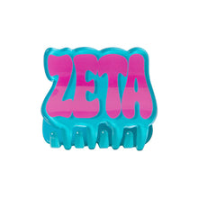 Retro Hair Clip- Zeta Tau Alpha