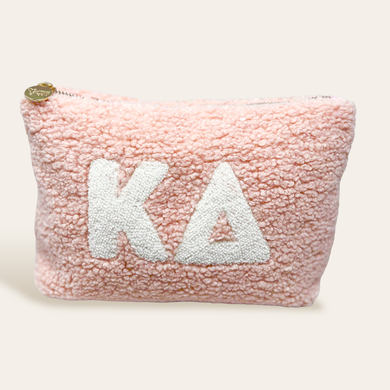 Sherpa Teddy Pouch- Kappa Delta