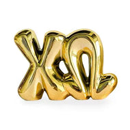 Gold Bubble Shelf Letter-Chi Omega