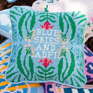 Sorority Needlepoint Pillow- Alpha Delta Pi