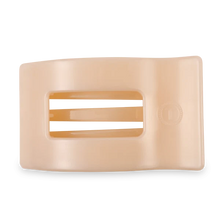 Teleties Flat Rectangle Hair Clip- Almond Beige