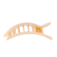 Teleties Flat Rectangle Hair Clip- Almond Beige