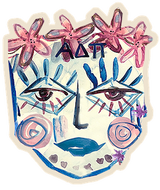 Fancy Sister Decal- Alpha Delta Pi