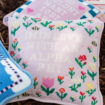 Sorority Needlepoint Pillow *Pre-Order* Alpha Phi