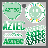 Camp Smiley Sticker Sheet- Aztec