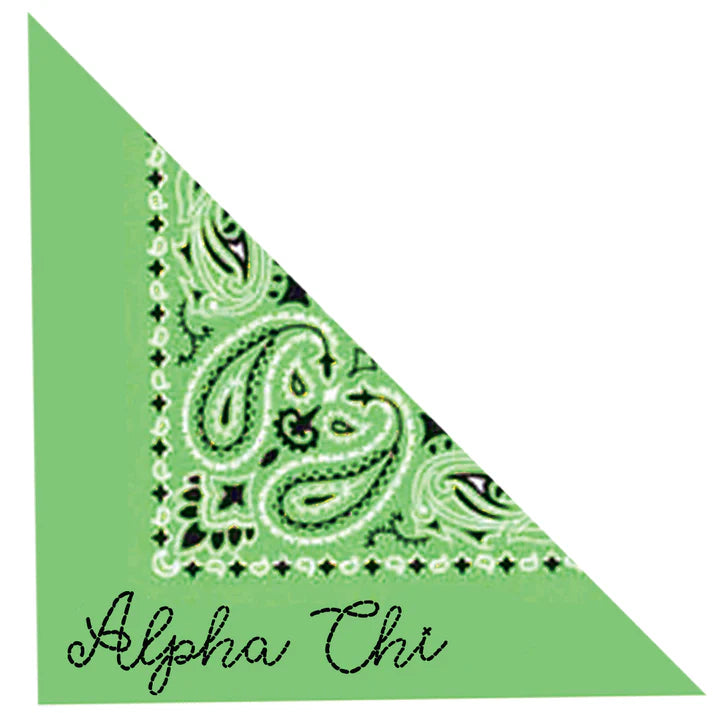 Sorority Bandana-Alpha Chi Omega