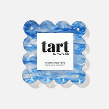 Mini Acrylic Picture Frame- Blue Marbled